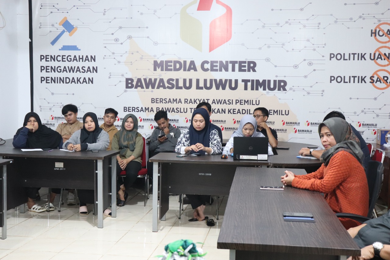 Matangkan Persiapan Hadapi Pemilu 2024 Bawaslu Luwu Timur Sosialisasi