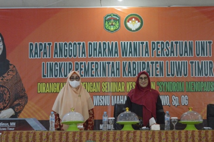 Dwp Lutim Gelar Rapat Anggota Unit Opd Dirangkai Seminar Kesehatan