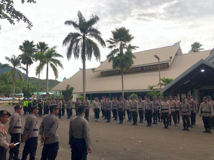 Rencana Kunjungan Presiden Jokowi Ke Sorowako Ratusan Personel