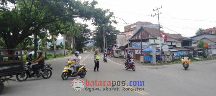 Satlantas Bersama Dinas Perhubungan Luwu Utara Laksanakan Pamturlalin
