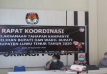 Bersama PPK, KPU Luwu Timur Gelar Rapat Koordinasi