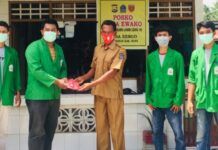 Gencar Operasi Yustisi, Mahasiswa IAIN Bone Siap Salurkan Masker ke Warga