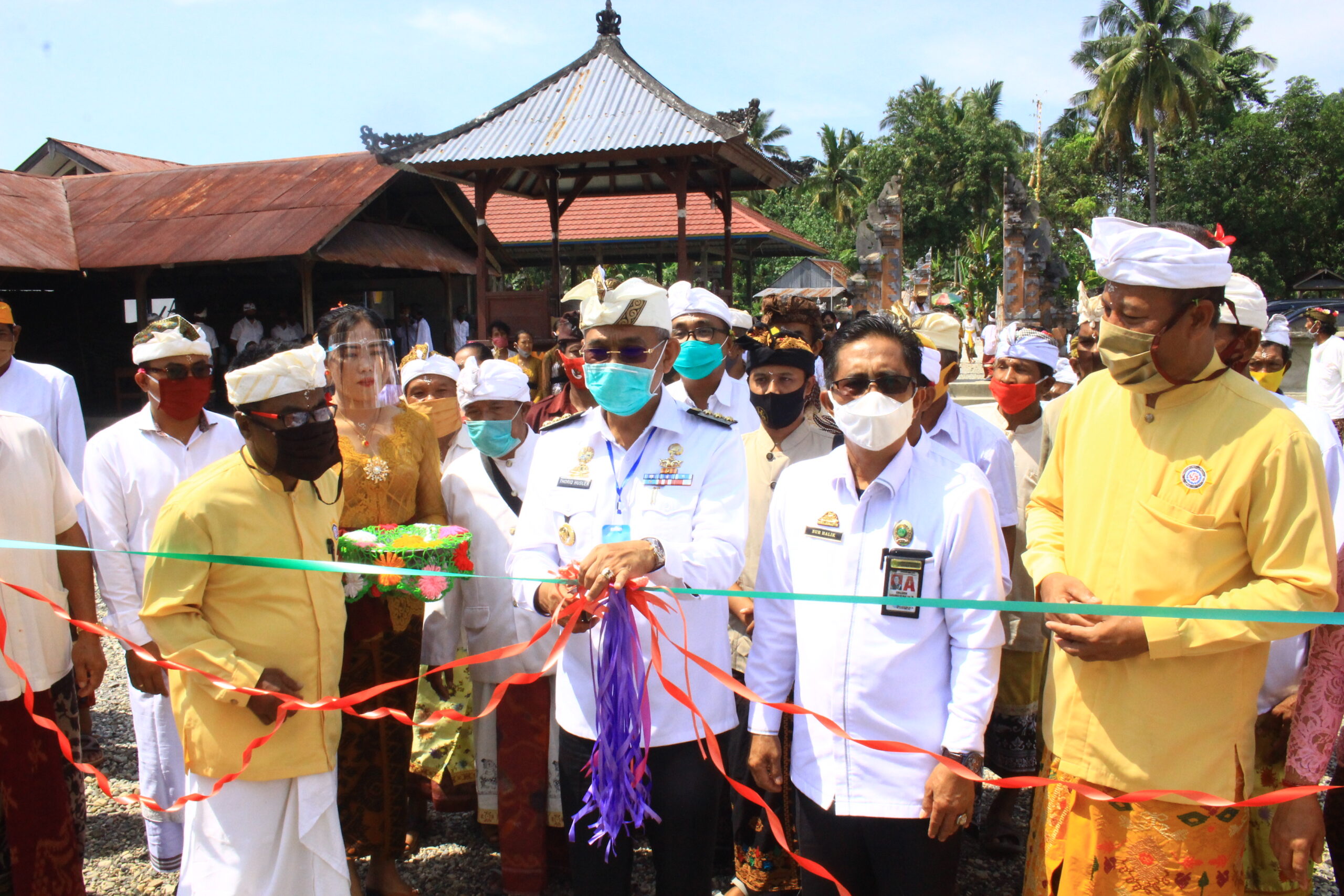 Husler Resmikan Candi Gelung Kori Saat Hari Raya Galungan