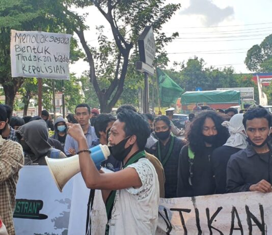 Kembali Gelar Aksi Unjuk Rasa, HMI Cagora Tuntut Tindakan Represif Kepolisian
