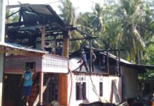Kebakaran Hanguskan Rumah di Teppo Majene