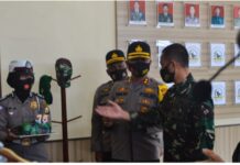 Kapolres Beri Kejutan Pada Dandim 1425 Jeneponto di HUT TNI ke-75