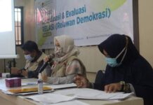 Bersama Relawan Demokrasi, KPU Luwu Timur Gelar Rapat Koordinasi