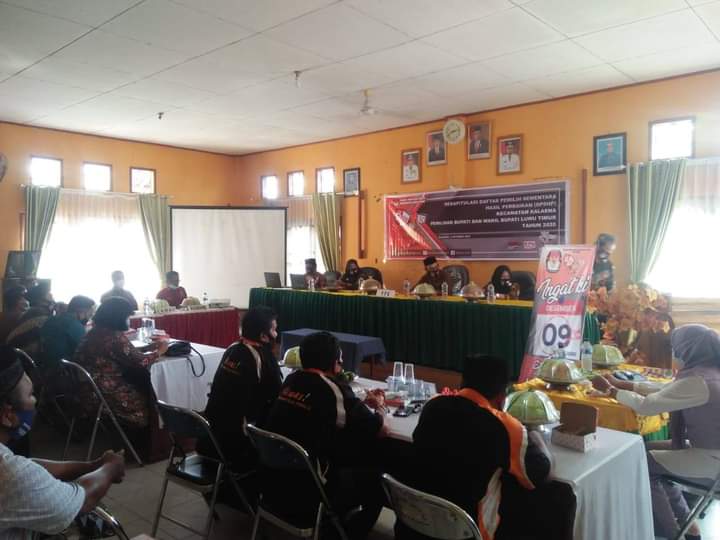 KPU Luwu Timur Gelar Rapat Pleno Penetapan DPSHP Tingkat Kecamatan