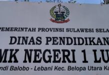 Kepala SMK Negeri 1 Luwu Harap Bantuan Pagar dari Pemerintah