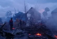 Sijago Merah Hanguskan 5 Rumah di Jeneponto