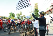 Palopo Zona Merah, Funbike Ratusan Peserta Tetap Berjalan