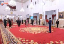 Jokowi Lantik 12 Duta Besar Luar Biasa