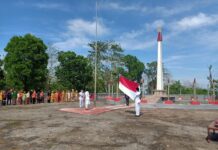 Kapolres Takalar Hadiri Upacara Hari Sumpah Pemuda ke-92 di Monumen Lapris Bulukunyi