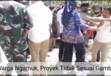 Warga di Bone Ngamuk, Proyek 21 Milyar Diduga Tidak Sesuai Gambar