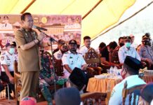 Hadiri Pesta Panen, Bupati Luwu Bantu Mesin Pompa Air Bagi Masyarakat Larompong Selatan