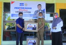 Peduli Penaganan Corona, Dhevy Bijak Serahkan Dua Unit Ventilator di RSUD Batara Guru Belopa
