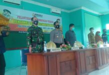 Kapolsek Malili Hadiri Pelantikan PTPS se-Kecamatan Malili