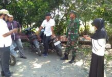 Babinsa 04 Padang Sappa Rutin Lakukan Patroli Pemantauan Wilayah