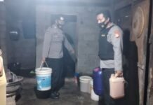 Operasi Miras, Personil Polsek Baebunta Berhasil Amankan 125 Liter Ballo