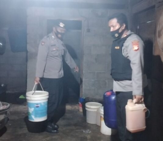 Operasi Miras, Personil Polsek Baebunta Berhasil Amankan 125 Liter BalloÂ