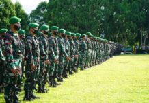 Aparat TNI dan Polri di Luwu Timur Gelar Apel Pengamanan Pilkada