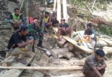 Jaga Kondusif Wilayah, Babinsa Rutin Lakukan Patroli Sekaligus Komsos Bersama Warga Binaan