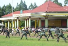 Jaga Kebugaran Tubuh, TNI-Polri Gelar Olahraga Bersama