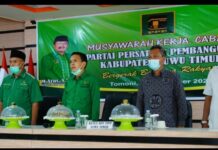BUDIMAN Hadiri MUSKERCAB PPP Luwu Timur di Hotel Sikumbang