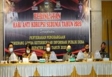 Ini Pesan Kajari Kepada Pemkab Luwu Pada Peringatan Hari Hakordia Tahun 2020