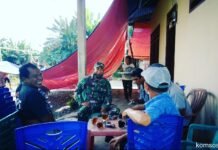Babinsa Jenne Maeja Serda Ishak Layuk Gelar Komsos Bersama Warga Binaan