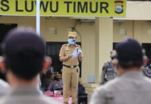 Operasi Lilin 2020, Sekda Luwu Timur Ingatkan Disiplin Protokol Kesehatan