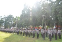 Pengamanan Natal dan Tahun Baru Polres Luwu Timur Kerahkan 224 Personil