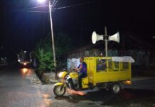 Imbau Warganya Patuhi Protkes, Kades Ini Keliling Naik Motor Roda Tiga
