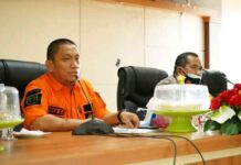 Rapat Evaluasi Covid-19, Wabup Irwan Minta Camat Sidak Masker Secara Berkala