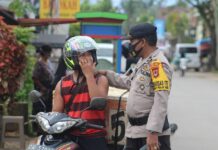 Tingkatkan Kedisiplinan Prokes, Polres Luwu Timur Kembali Gelar Operasi Yustisi