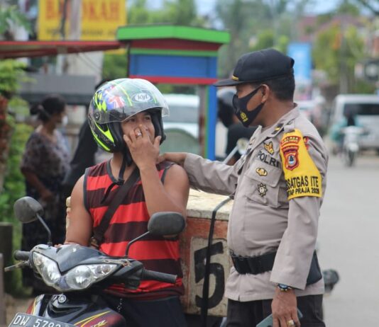 Tingkatkan Kedisiplinan Prokes, Polres Luwu Timur Kembali Gelar Operasi Yustisi