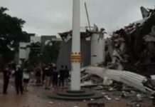 Dua Korban Tertimbun Gedung Kantor Gubernur Sul-Bar Masih Hidup