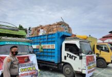 Polda Sultra Siapkan Tiga Truk Bantuan Untuk Masyarakat Malunda