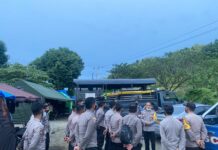 Wakapolres Majene Minta Seluruh Personil Tetap Maksimalkan Pelayanan di Posko