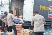Polres Luwu Timur Salurkan Logistik ke Korban Bencana di Sulbar