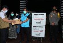 Vaksin Covid-19 Tiba di Lutra, Armiadi : Ini Ikhtiar Kita Semua Untuk Bisa Terlepas dari Wabah Covid-19