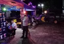 Minimalisir Tindak Kejahatan, Personil Polsek Masamba Lakukan Patroli Malam