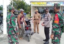 Putus Rantai Covid19, Personil Polsek Mangkutana Lakukan Operasi Yustisi Gabungan