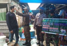 Sinergitas TNI Polri Bersama Pemerintahan Laksanakan Operasi Yustisi di Burau