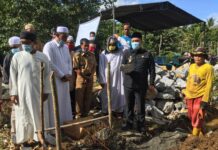 Dukung Penuh, Wabup Letakkan Batu Pertama Pondok Penghafal Al-Qur’an