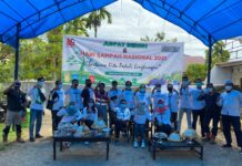 Hari Peduli Sampah Nasional 2021, PT. CLM Bersama OKP Giat Baksos