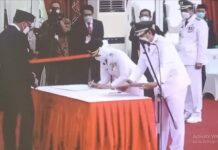Dilakukan Secara Hybrid, Gubernur Sulsel Resmi Lantik 11 Kepala Daerah