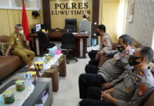 Temui Kapolres, Wabup Budiman Apresiasi Pengamanan Pilkada