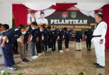Wabup Budiman Minta Pengurus Baru Optimalkan Pembinaan Atlet Taekwondo