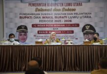 Rapat Perdana Pasca Dilantik, Bupati Lutra Minta Seluruh Jajaran Fokus Pada Program Yang Prioritas